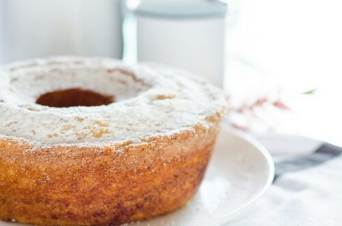 bolo de chá verde