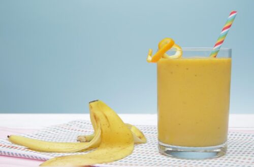 suco de casca de banana