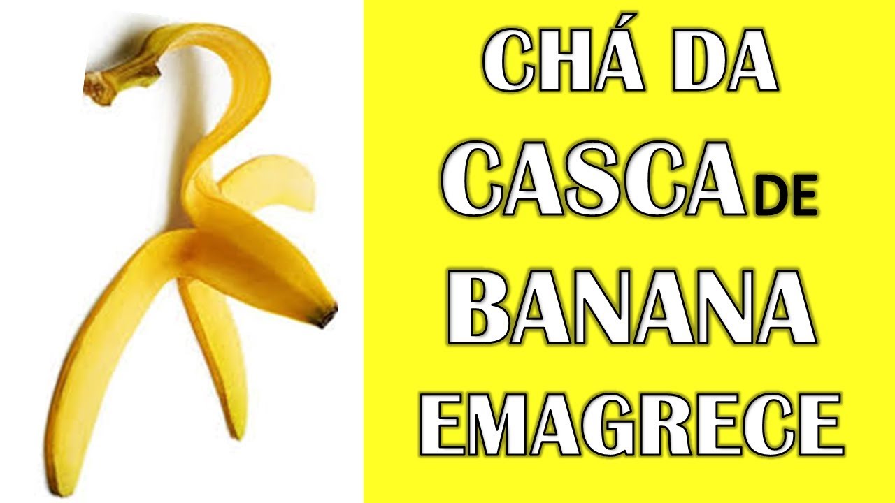 casca de banana com coca cola para que serve